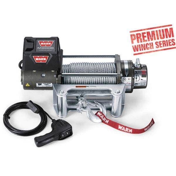 Warn204x4 08850220winch20warn20m8000 12v 3600kgs Steel